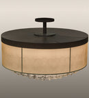 Meyda 72"w Cilindro Bulle Semi-flushmount- 158190