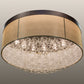 Meyda 72"w Cilindro Bulle Semi-flushmount- 158190