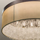 Meyda 72"w Cilindro Bulle Semi-flushmount- 158190