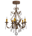 Meyda  24"W French Elegance 5 LT Chandelier- 159601