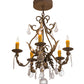 Meyda  24"W French Elegance 5 LT Chandelier- 159601