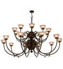 Meyda 80" Wide Perennial 20 Light Chandelier '160553