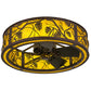 Meyda  36.5"W Whispering Pines Chandel-Air- 162162