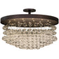 Meyda 72"W Bulle Semi-Flushmount- 163979