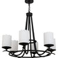 Meyda 36" Wide Octavia 6 Light Chandelier '165443