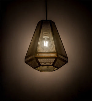 Meyda 9"W Nidos Struttura Mini Pendant '166449