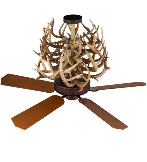 Meyda 52"W Antlers Whitetail Deer Meyda Lighting-Air- 167253 - MyBBQDirect