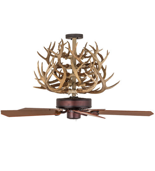 Meyda 52"W Antlers Whitetail Deer Meyda Lighting-Air- 167253 - MyBBQDirect