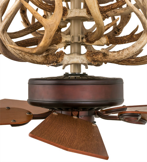 Meyda 52"W Antlers Whitetail Deer Meyda Lighting-Air- 167253 - MyBBQDirect
