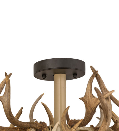 Meyda 52"W Antlers Whitetail Deer Meyda Lighting-Air- 167253 - MyBBQDirect