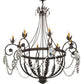 Meyda  45"W Antonia 8 LT Chandelier- 167783