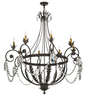 Meyda  45"W Antonia 8 LT Chandelier- 167783