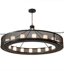 Meyda 78"W Loxley Golpe 16 LT Chandelier '179911