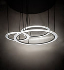 Meyda 84" Wide Anillo Pairando 3 Ring Cascading Pendant '182574