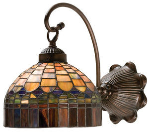 Meyda 8"W Tiffany Candice Wall Sconce 18689