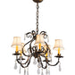 Meyda  25"W Chantilly 5 LT Chandelier- 187283