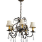 Meyda  25"W Chantilly 5 LT Chandelier- 187283