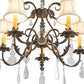 Meyda  25"W Chantilly 5 LT Chandelier- 187283