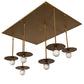 Meyda 75" Long Bola Plato 6 Light Cascading Pendant- 188598
