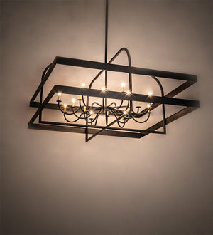Meyda 84" Square Aldari 16 Light Chandelier 189468