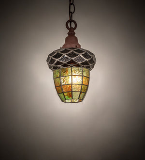 Meyda 8" Wide Acorn Mini Pendant 190220