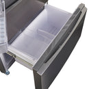 FORNO Bovino 33" French Door Refrigerator in Stainless Steel, 19cuft with Built-in style Grille Trim Kit - FFFFD1907-37SG