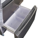 FORNO Bovino 33" French Door Refrigerator in Stainless Steel, 19cuft with Built-in style Grille Trim Kit - FFFFD1907-37SG