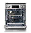 Thor Kitchen 5-Piece Appliance Package - 30-Inch Electric Range with Tilt Panel, Refrigerator with Water Dispenser, Dishwasher, Microwave Drawer, & Wine Cooler in Stainless Steel