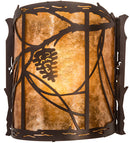 Meyda 9" Wide Whispering Pines Left Wall Sconce 200283