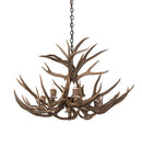 Meyda 38" Wide Antlers Deer 8 Light Chandelier- 200431 - MyBBQDirect