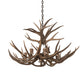 Meyda 38" Wide Antlers Deer 8 Light Chandelier- 200431 - MyBBQDirect