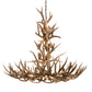 Meyda 52" Wide Antlers Mule Deer 12 Light Chandelier- 200432 - MyBBQDirect