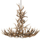 Meyda 52" Wide Antlers Mule Deer 12 Light Chandelier- 200432 - MyBBQDirect