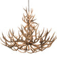 Meyda 52" Wide Antlers Mule Deer 12 Light Chandelier- 200432 - MyBBQDirect