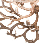 Meyda 52" Wide Antlers Mule Deer 12 Light Chandelier- 200432 - MyBBQDirect