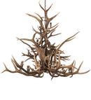 Meyda 72" Wide Antlers Elk 24 Light Chandelier- 200433 - MyBBQDirect