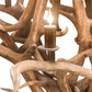 Meyda 59" Wide Antlers Elk 8 Light Chandelier- 200435 - MyBBQDirect