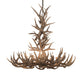 Meyda 43" Wide Antlers Whitetail Deer 8 LT Chandelier- 200436 - MyBBQDirect