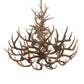 Meyda 43" Wide Antlers Whitetail Deer 8 LT Chandelier- 200436 - MyBBQDirect