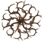 Meyda 43" Wide Antlers Whitetail Deer 8 LT Chandelier- 200436 - MyBBQDirect