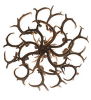 Meyda 43" Wide Antlers Whitetail Deer 8 LT Chandelier- 200436 - MyBBQDirect