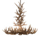 Meyda 43" Wide Antlers Whitetail Deer 8 LT Chandelier- 200436 - MyBBQDirect