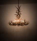 Meyda 43" Wide Antlers Whitetail Deer 8 LT Chandelier- 200436 - MyBBQDirect