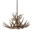 Meyda 33" Wide Antlers Whitetail Deer 4 LT Chandelier- 200437