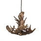 Meyda 33" Wide Antlers Moose 10 Light Chandelier- 200438