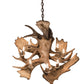 Meyda 33" Wide Antlers Moose 10 Light Chandelier- 200438