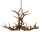 Meyda 66" Wide Antlers Elk 8 LT Chandelier- 200452