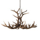 Meyda 66" Wide Antlers Elk 8 LT Chandelier- 200452