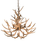 Meyda 32" Wide Antlers Mule Deer 8 Light Chandelier- 200453