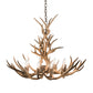 Meyda 32" Wide Antlers Mule Deer 8 Light Chandelier- 200453